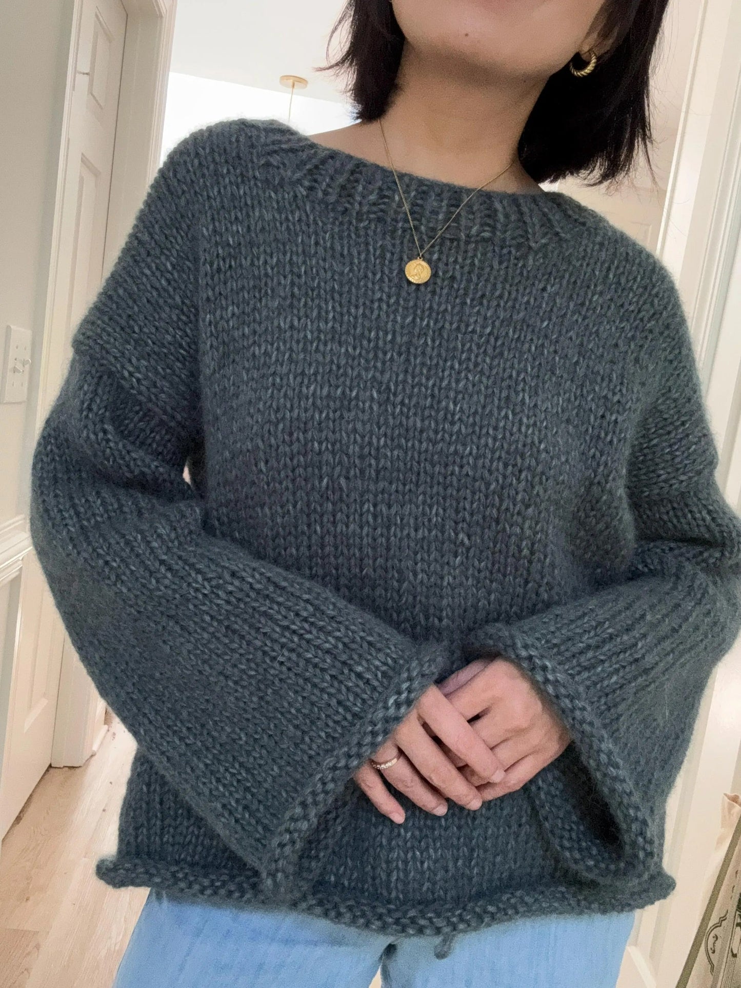 Airy Texture Everyday Pullover Knitting Pattern