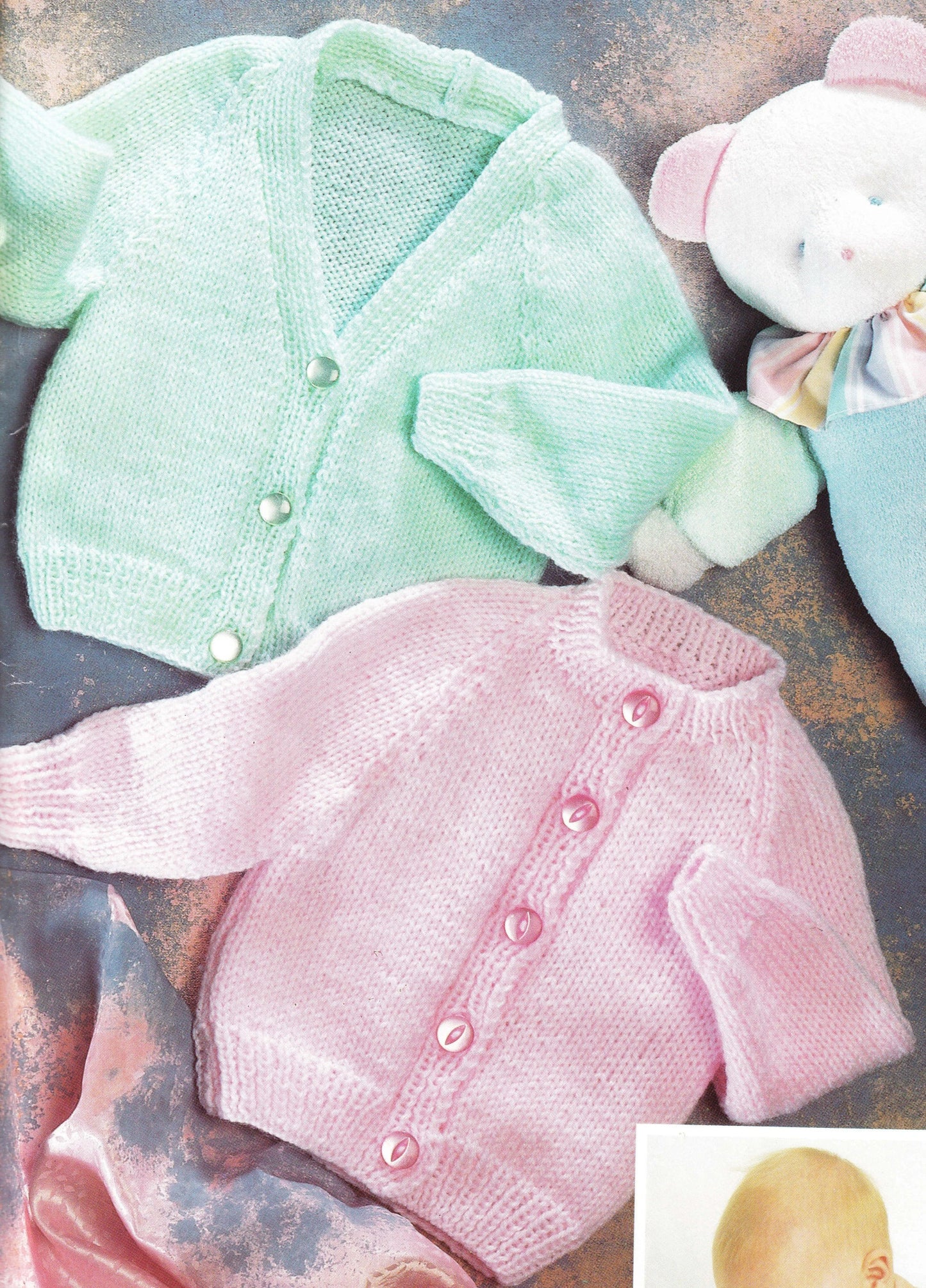 Classic Little One Buttoned Jacket Knitting Pattern