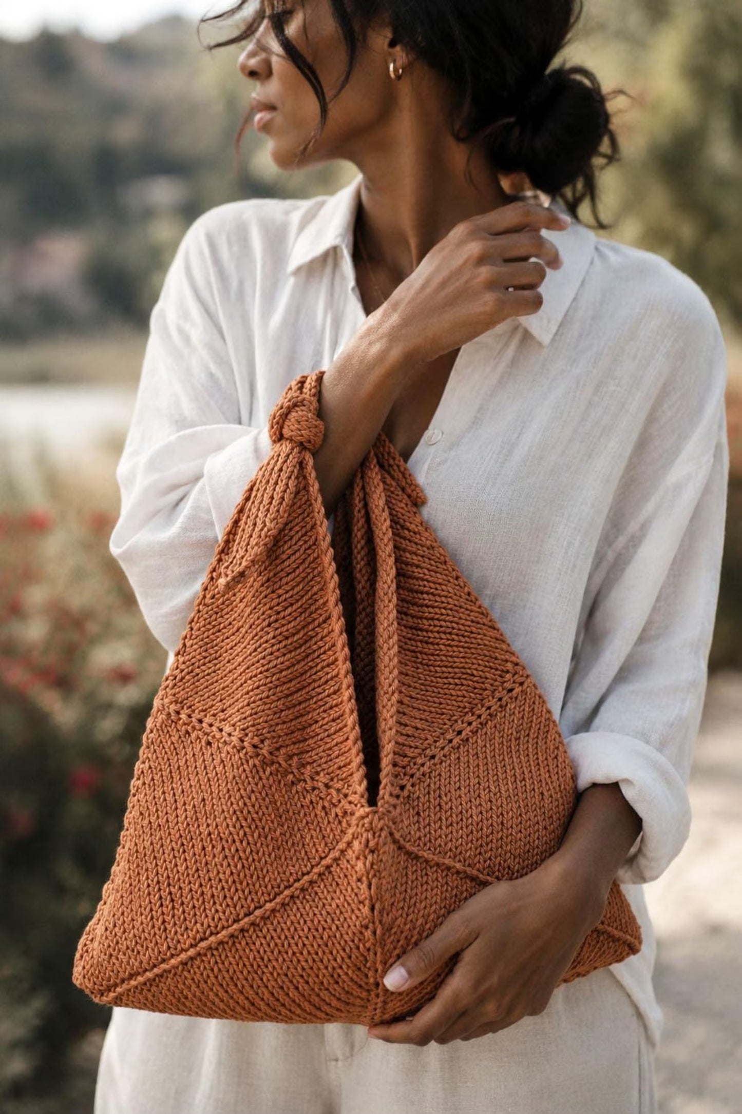 Everyday Foldover Carry Bag Knitting Pattern