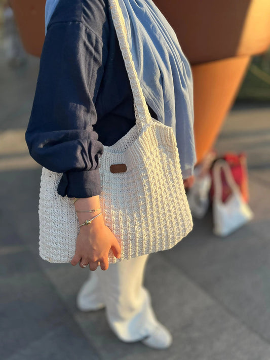 Everyday Carry Knit Tote Beginner Knitting Pattern