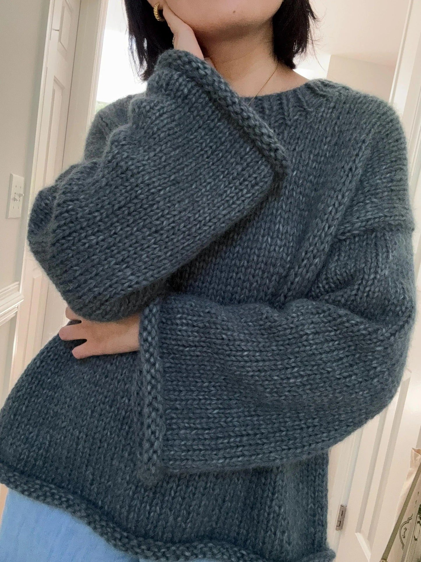 Airy Texture Everyday Pullover Knitting Pattern