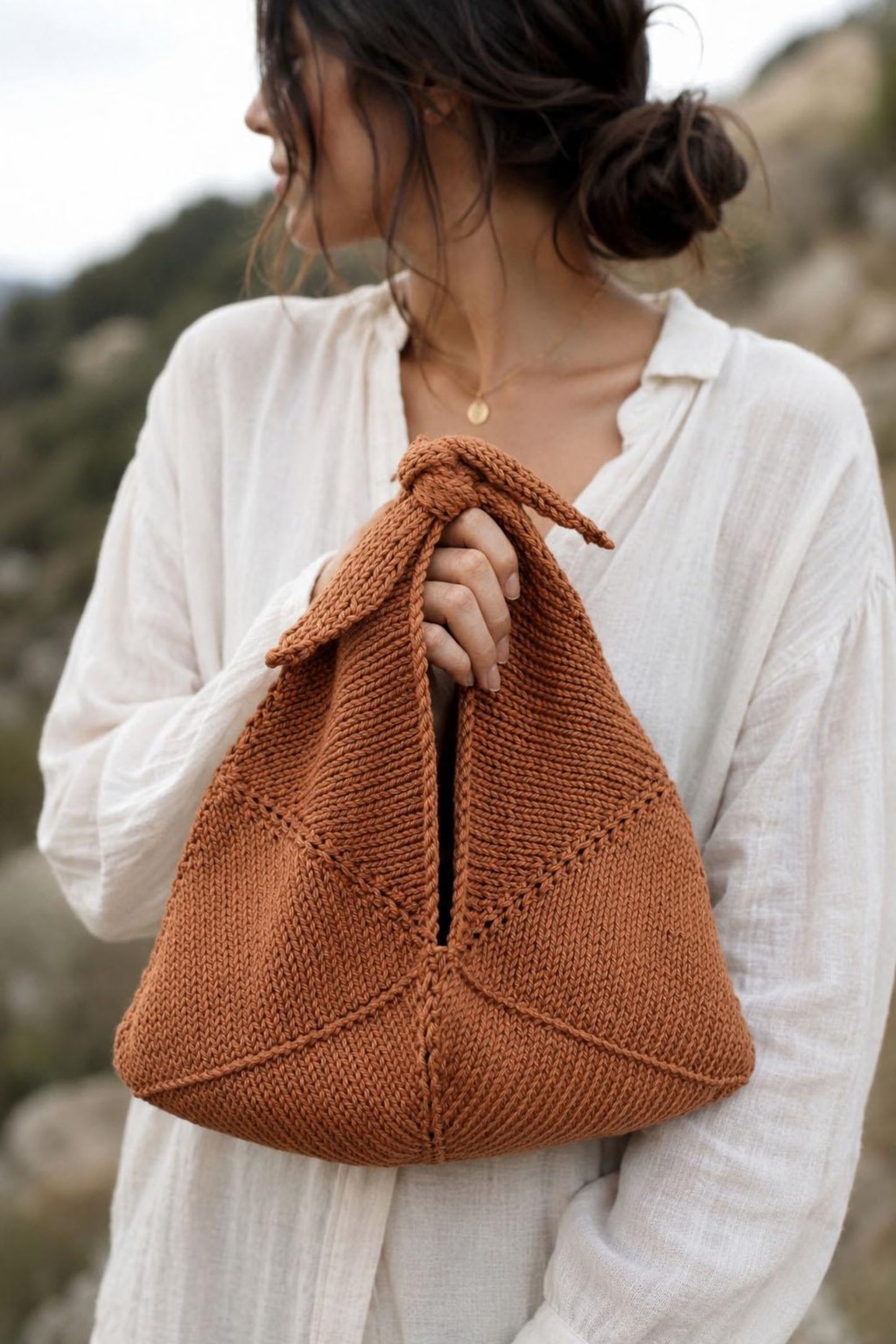 Everyday Foldover Carry Bag Knitting Pattern