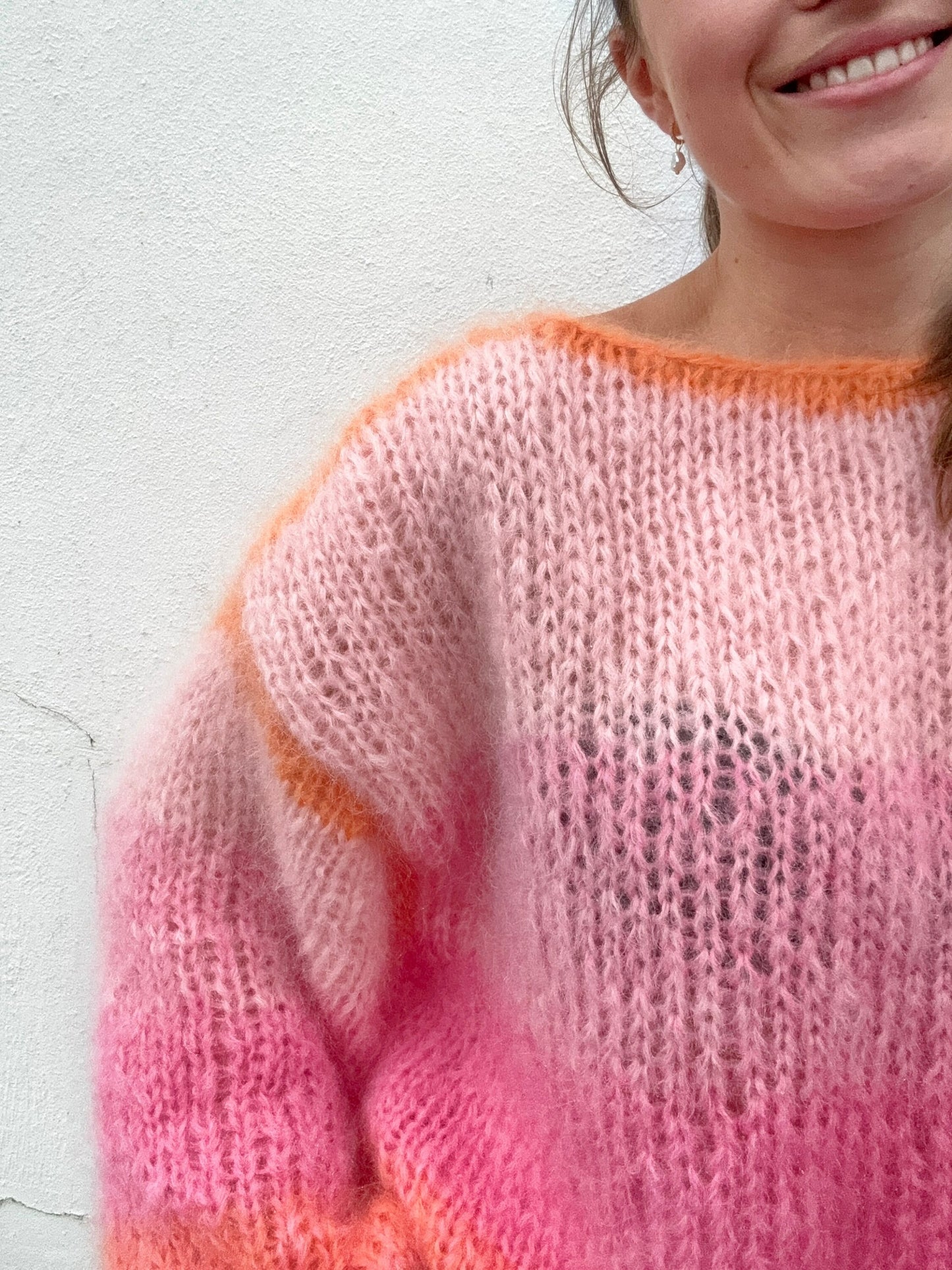 Leigh Classic Ombre Pullover Knitting Pattern