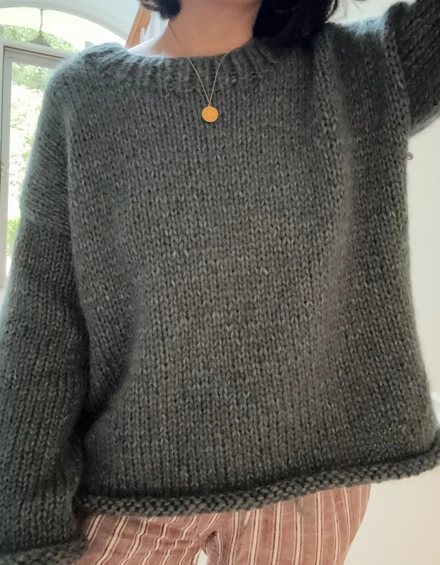 Airy Texture Everyday Pullover Knitting Pattern