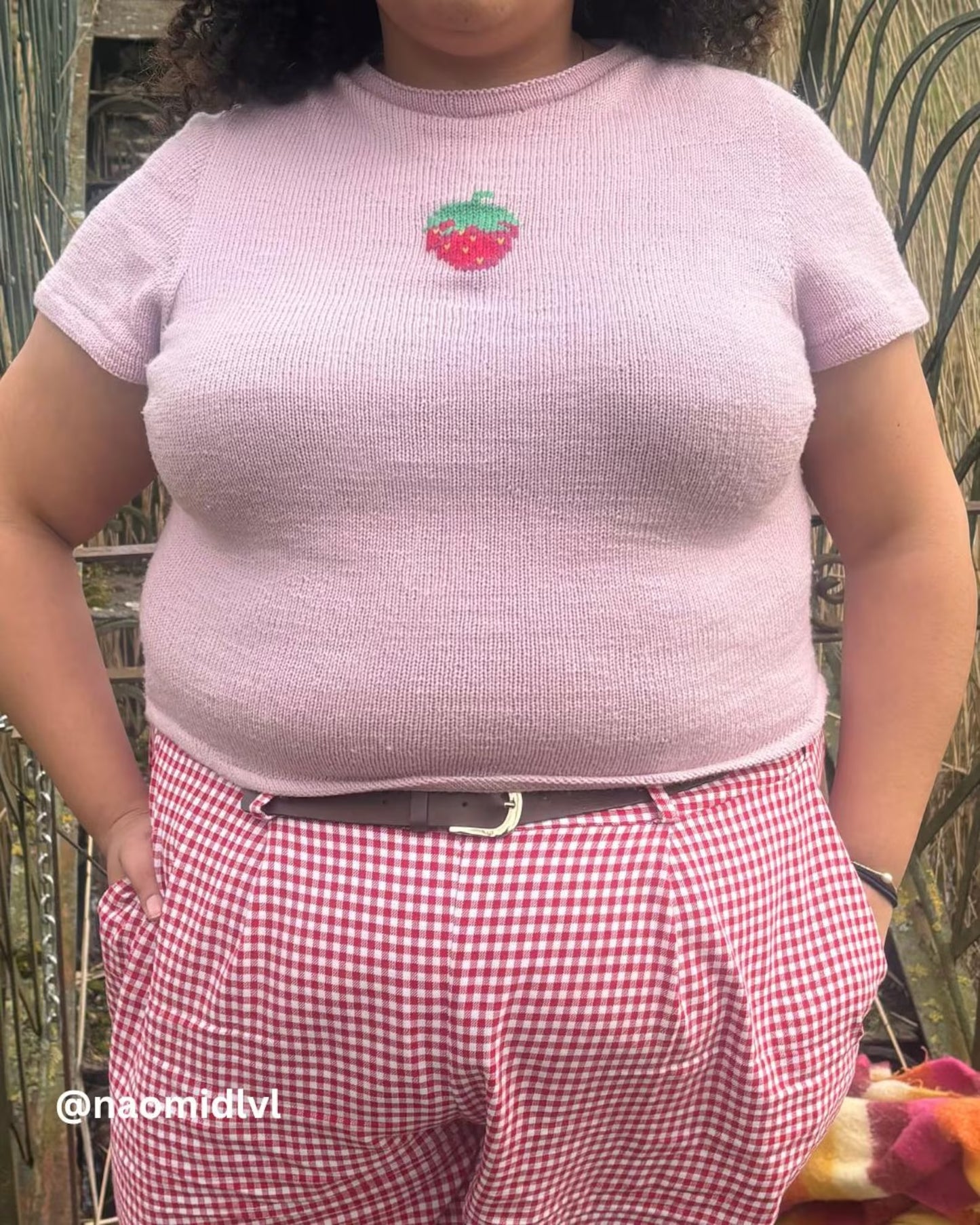 Cherry Tee  Knitting Pattern