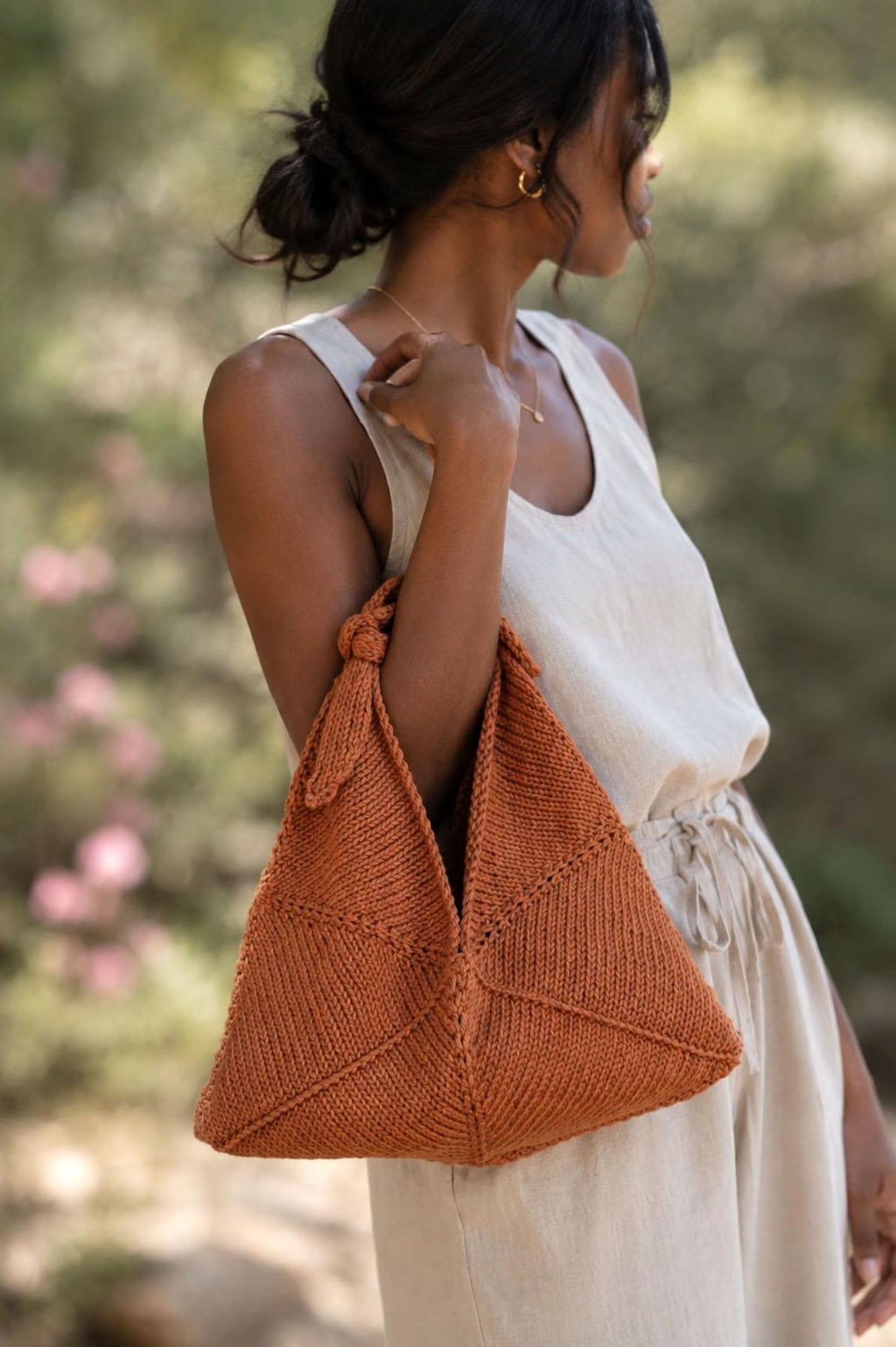Everyday Foldover Carry Bag Knitting Pattern