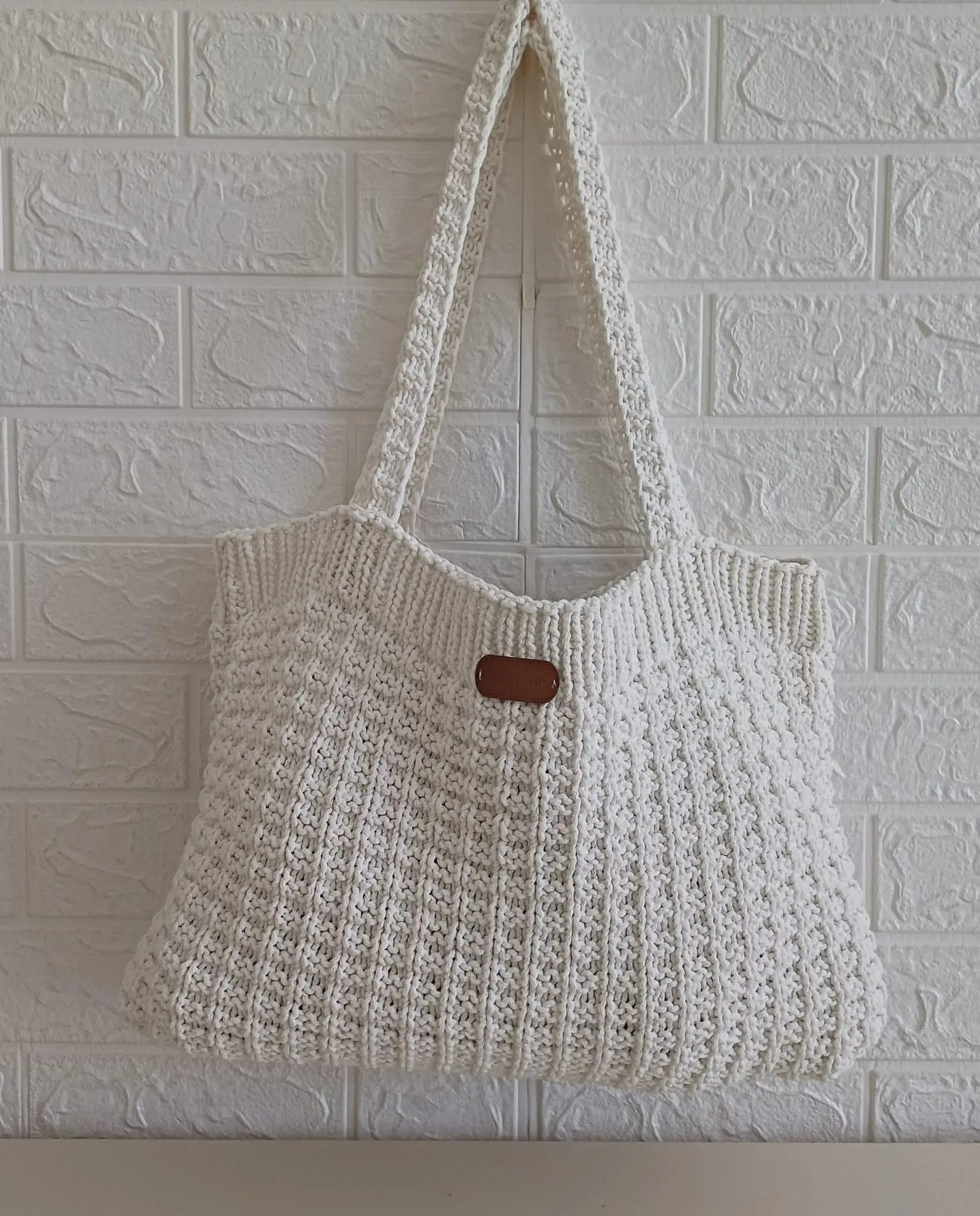 Everyday Carry Knit Tote Beginner Knitting Pattern