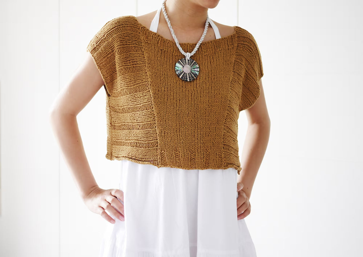 Classic Everyday Knit Geometry Tee Pattern