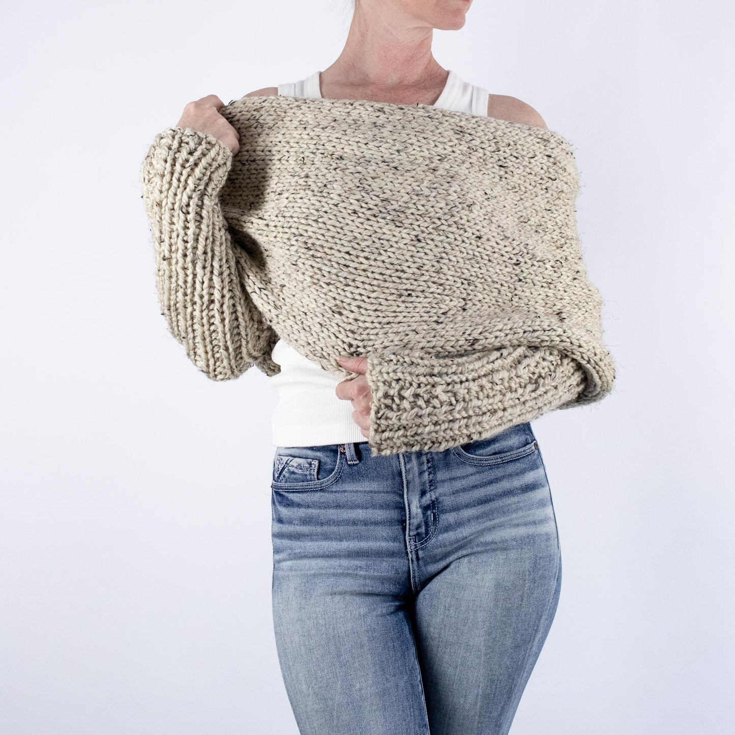 Convertible Sleeve Wrap Knitting Pattern