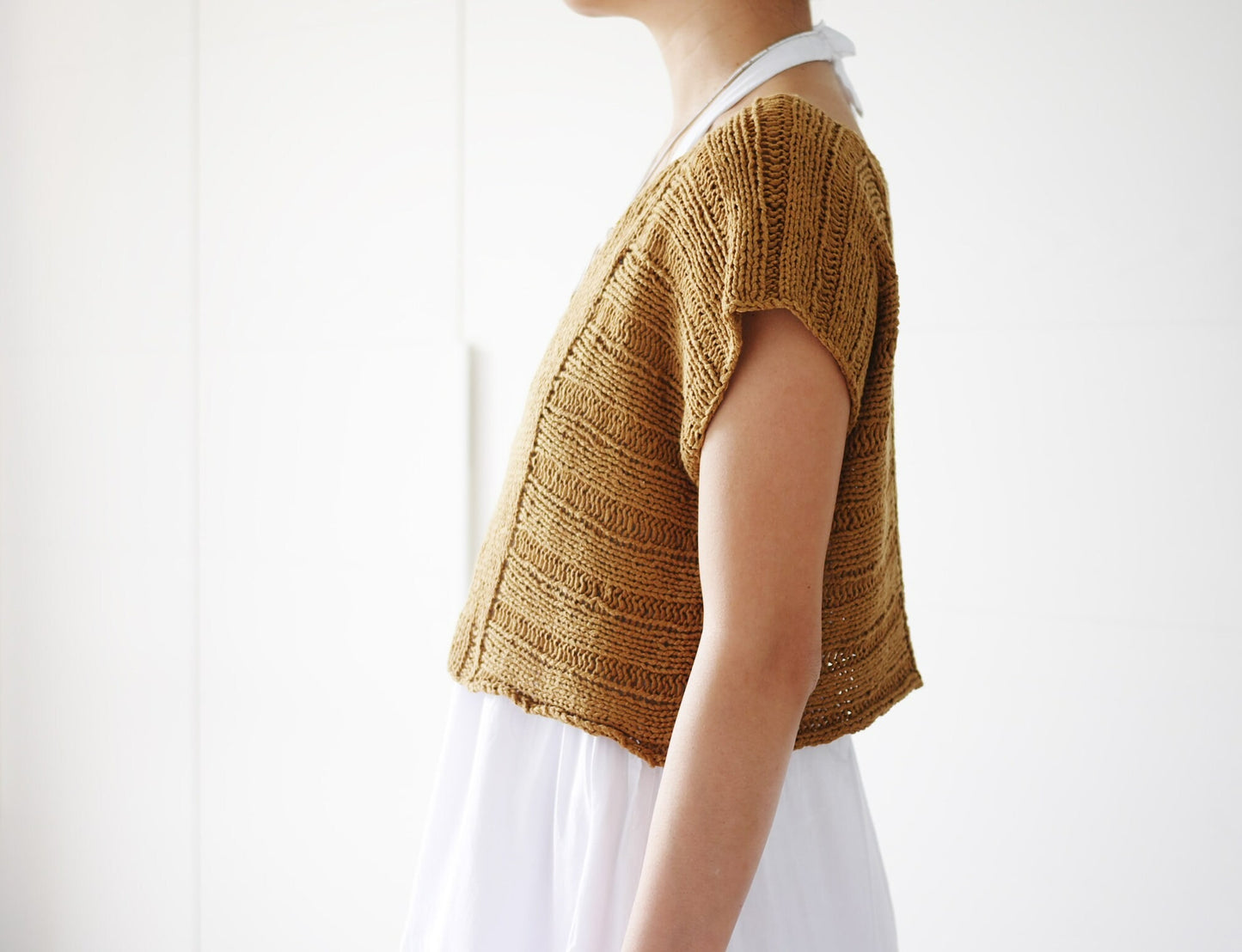 Classic Everyday Knit Geometry Tee Pattern