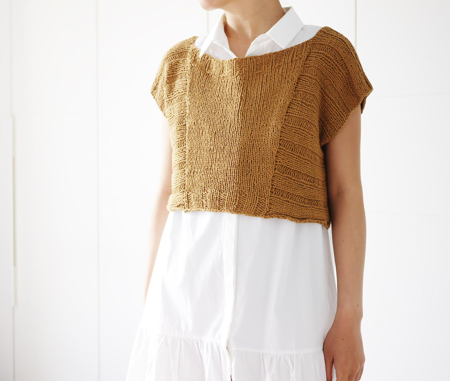 Classic Everyday Knit Geometry Tee Pattern