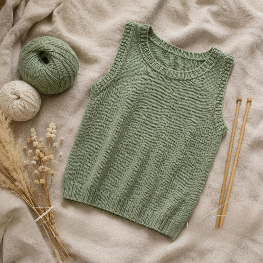 Minimalist Little Girl Top Knitting Pattern