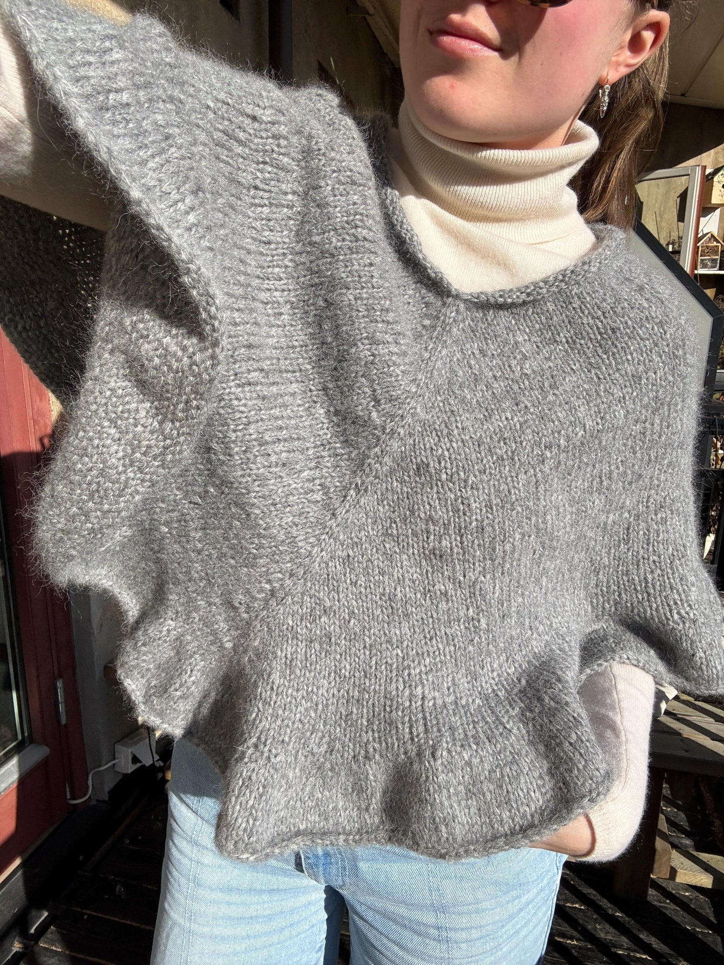 Finn Poncho Top Knitting Pattern