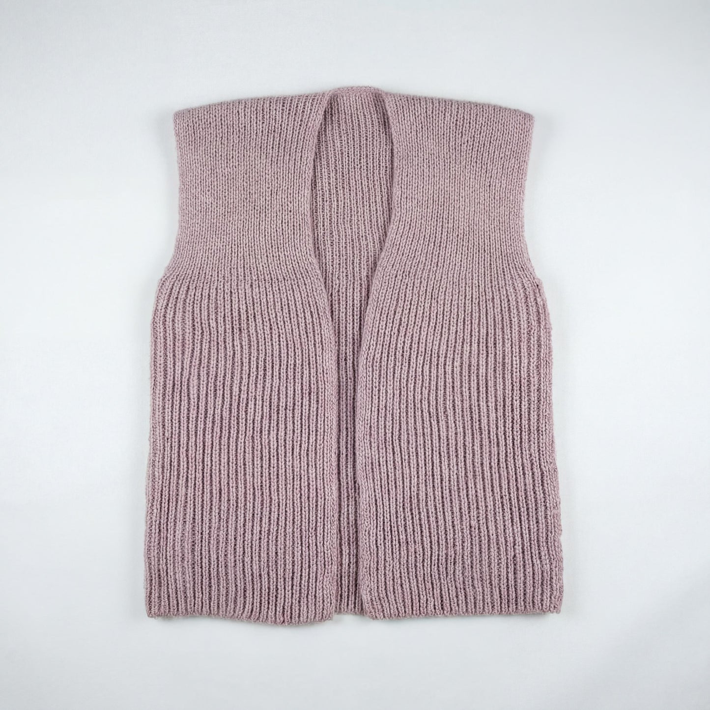 Refined Sculpted Silhouette Vest Knitting Pattern