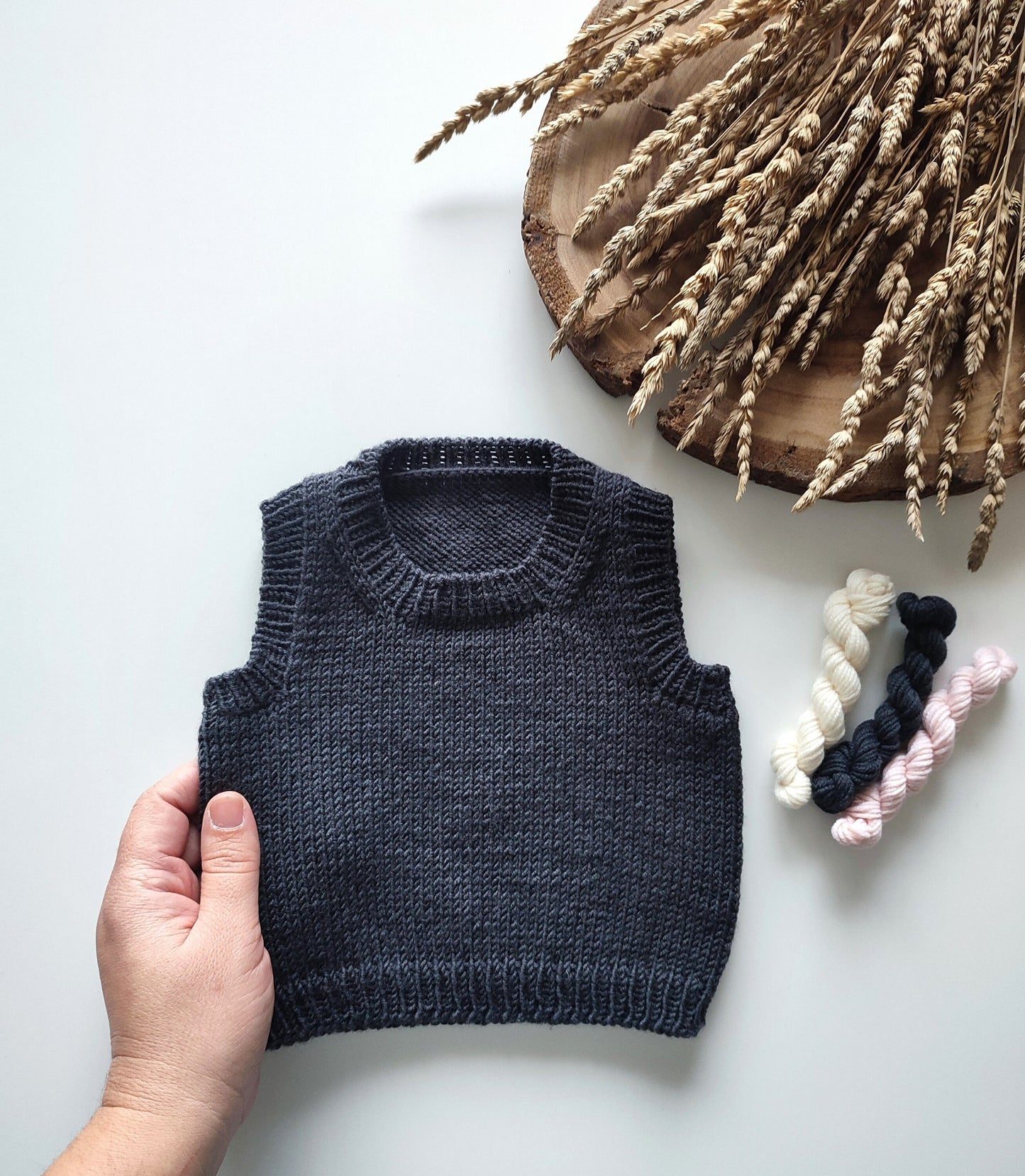 Little Explorer Layering Vest Knitting Pattern