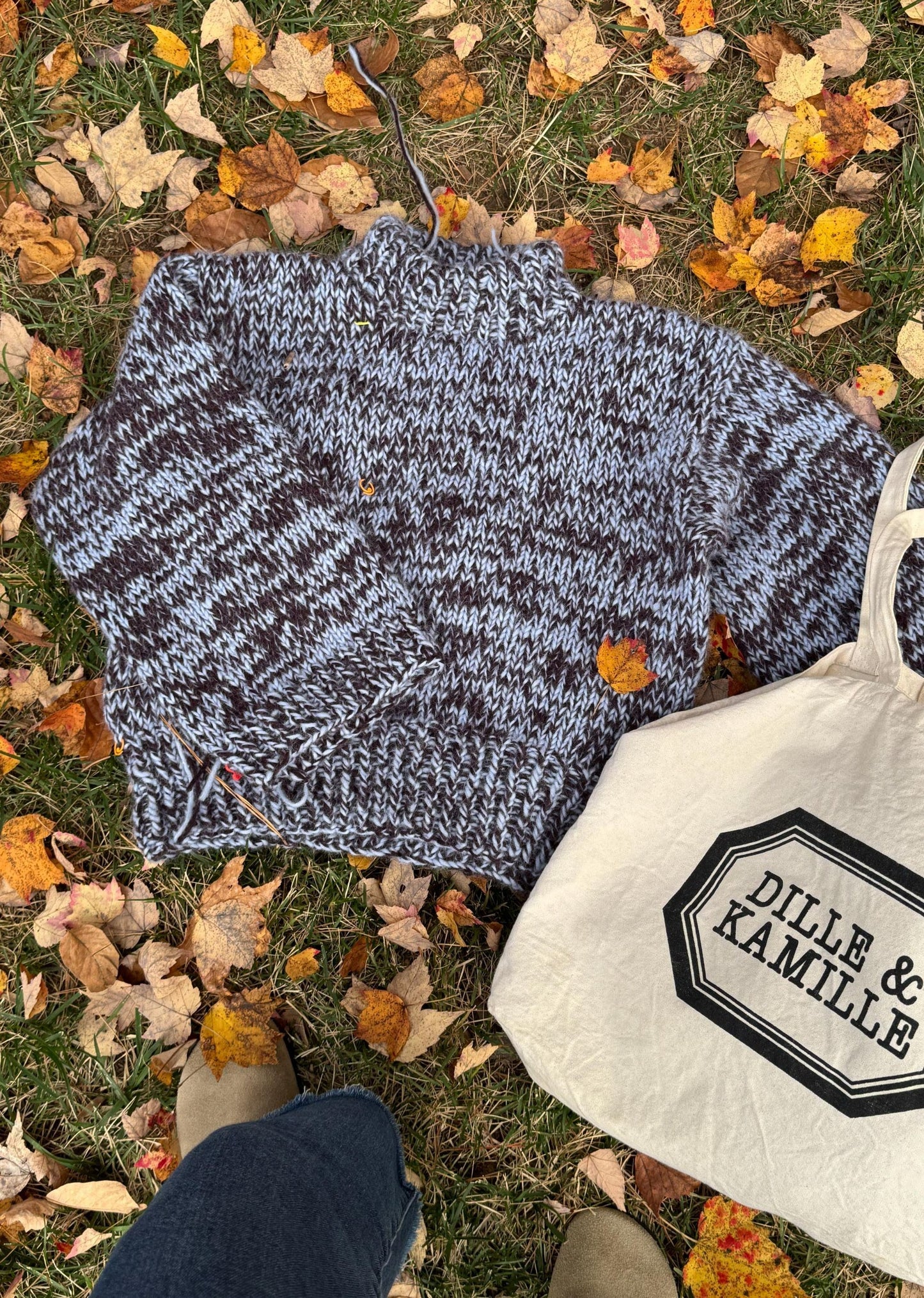 Chunk Stitch Weekend Sweater Knitting Pattern