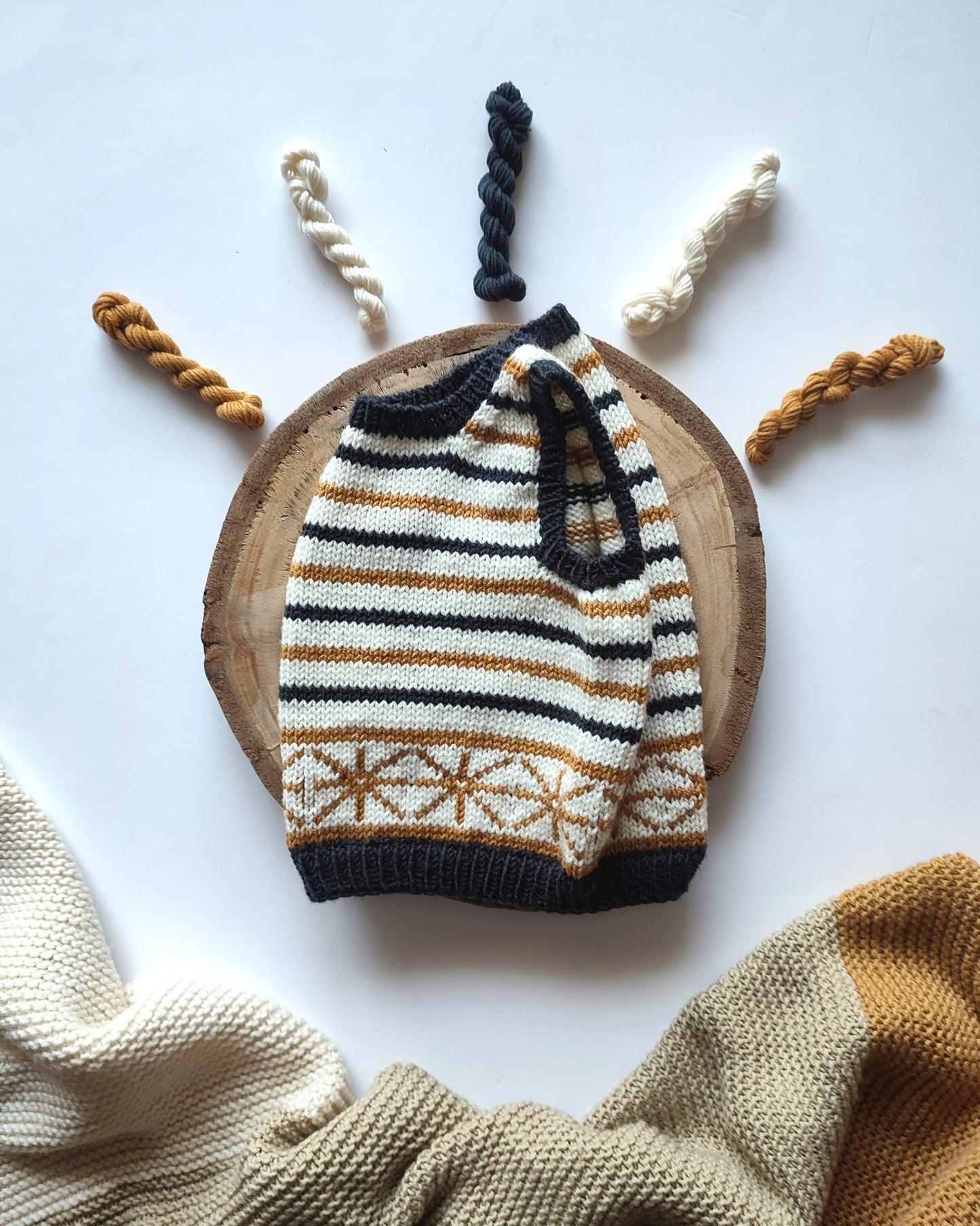 Little Explorer Layering Vest Knitting Pattern