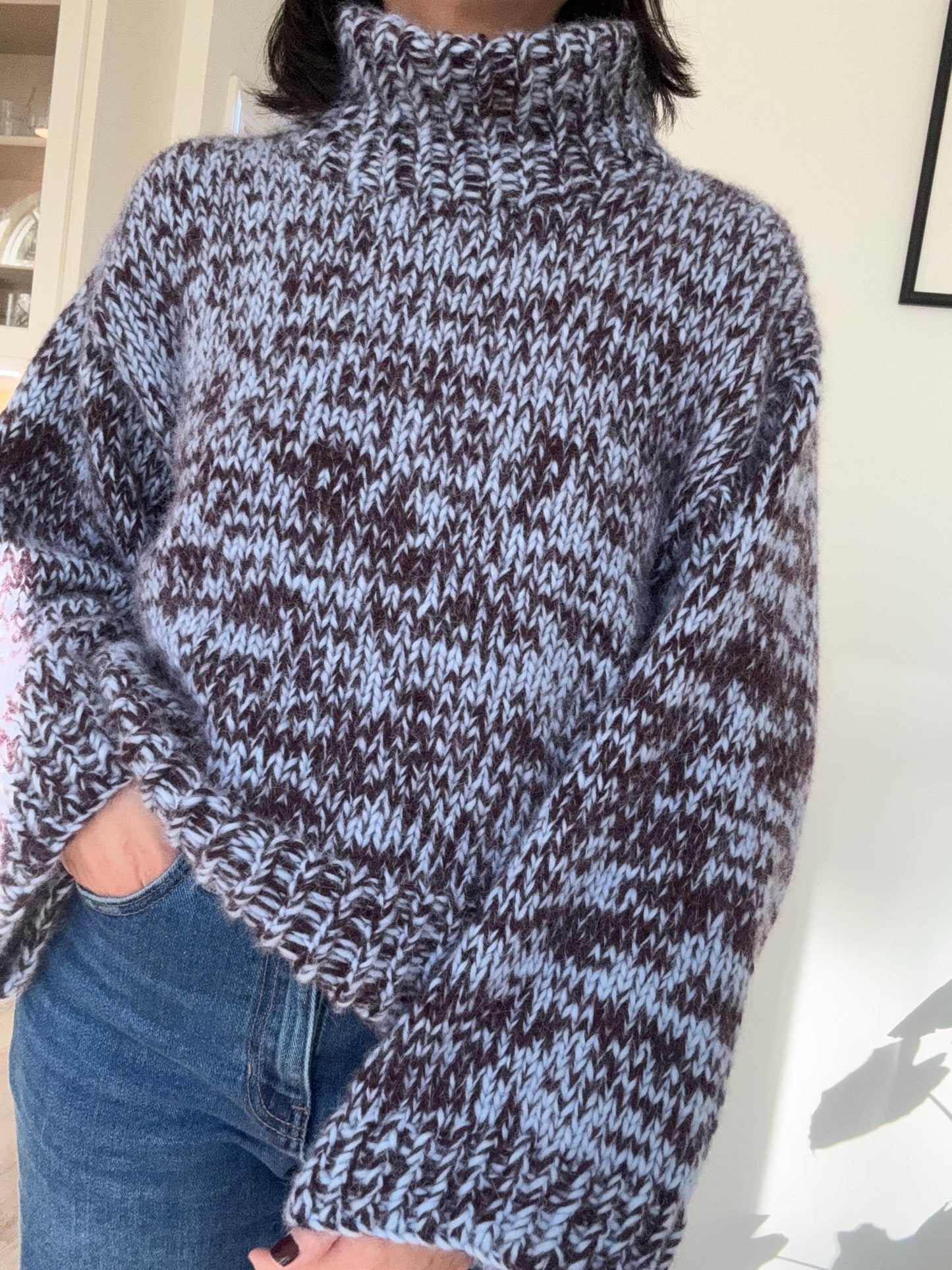 Chunk Stitch Weekend Sweater Knitting Pattern