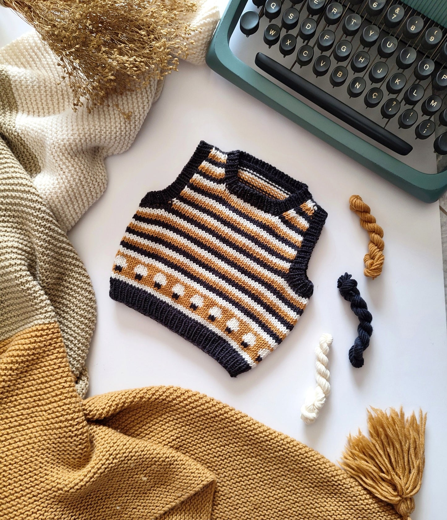Little Explorer Layering Vest Knitting Pattern