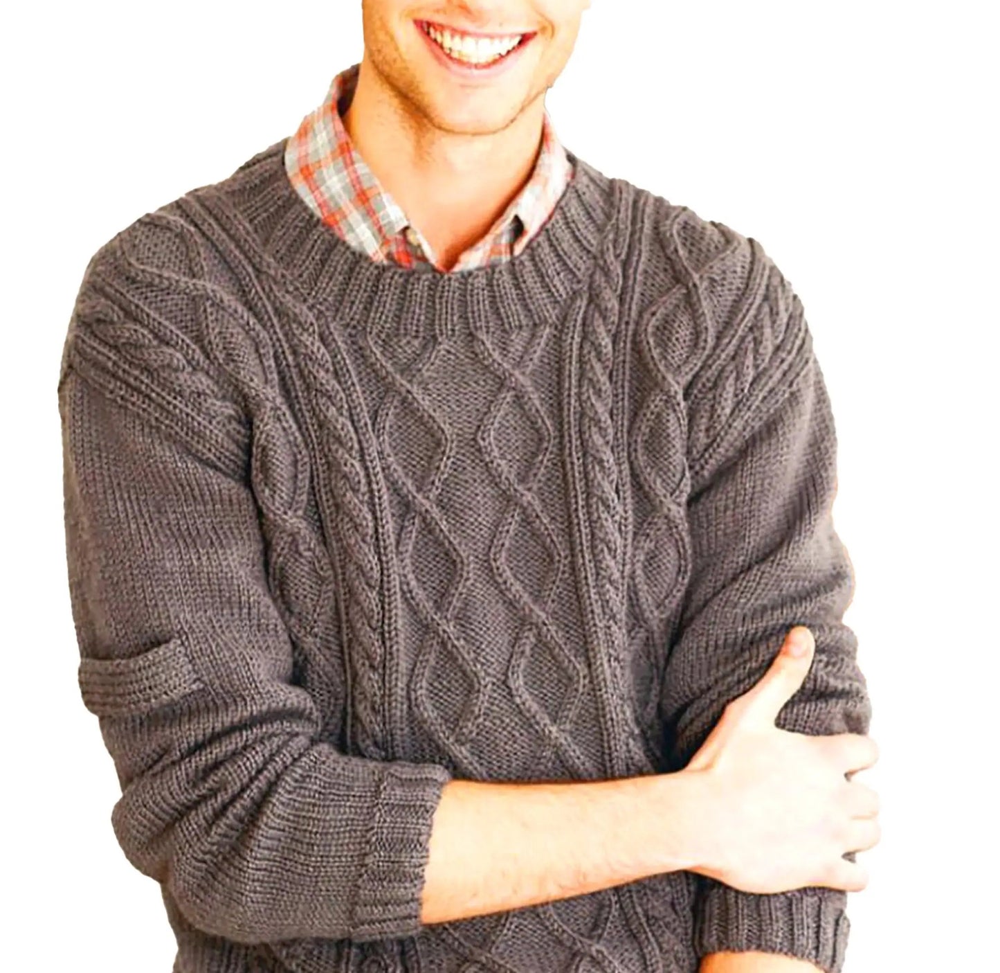 Elegant Comfy Men's Sweater Knitting Pattern