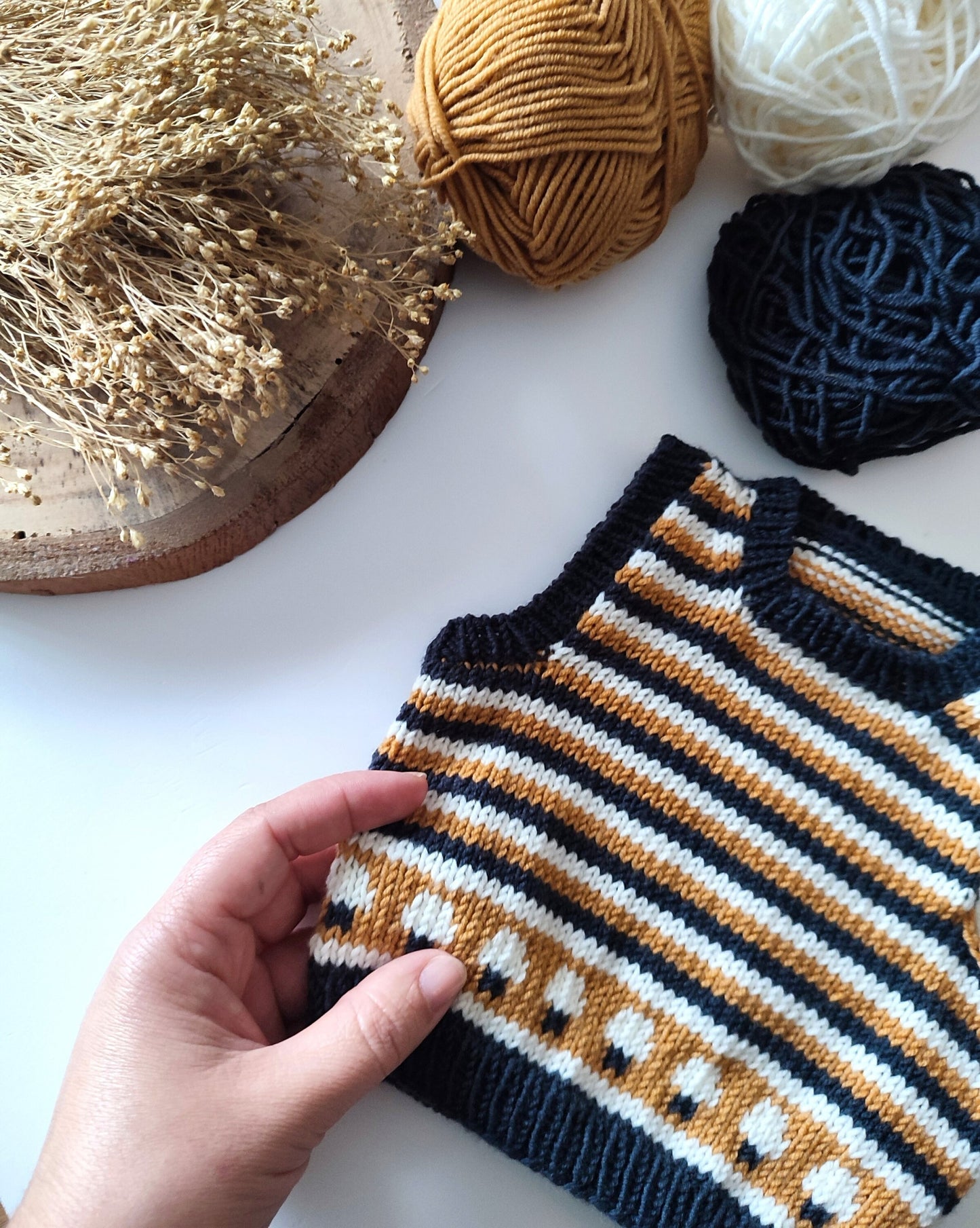 Little Explorer Layering Vest Knitting Pattern