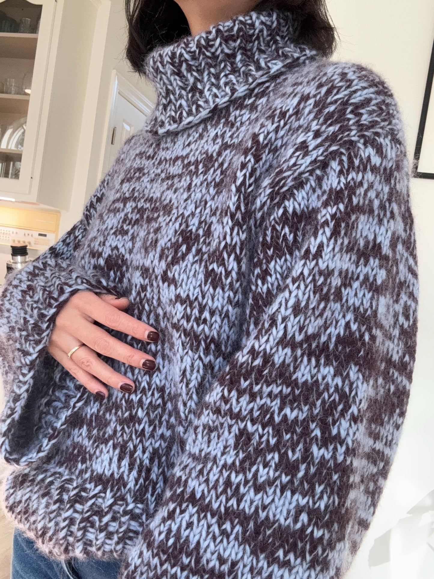 Chunk Stitch Weekend Sweater Knitting Pattern