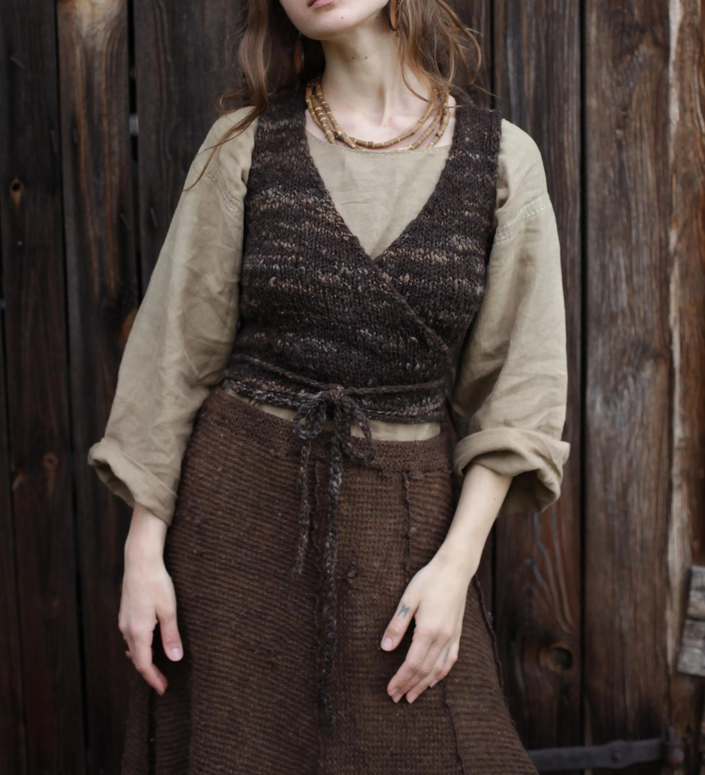 Beginner Adjustable Layering Vest Knitting Pattern