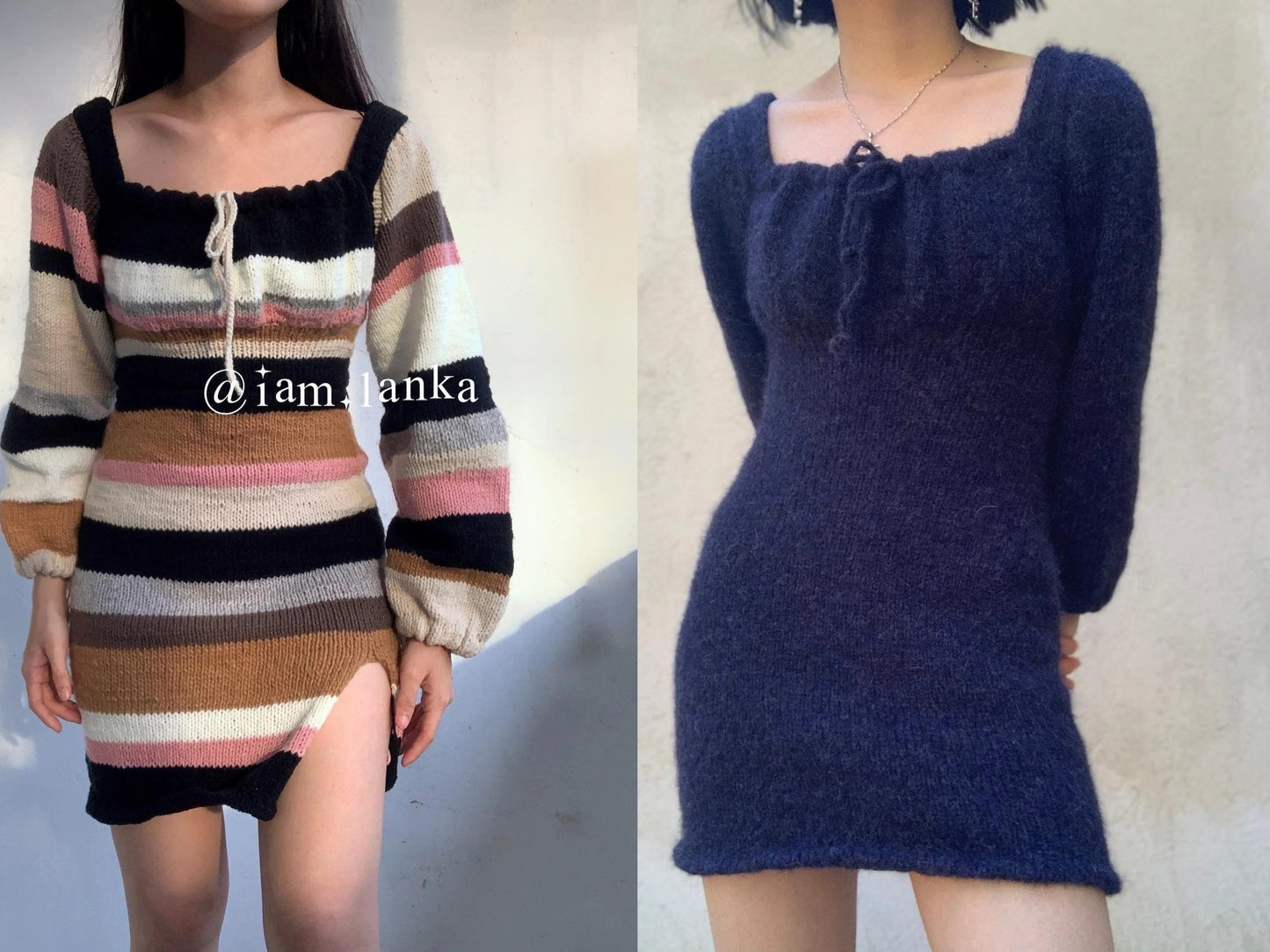 Romantic Custom-Fit Dress Knitting Pattern