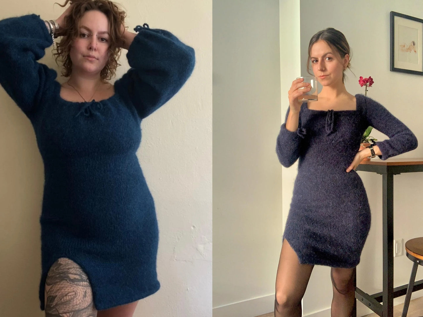 Romantic Custom-Fit Dress Knitting Pattern