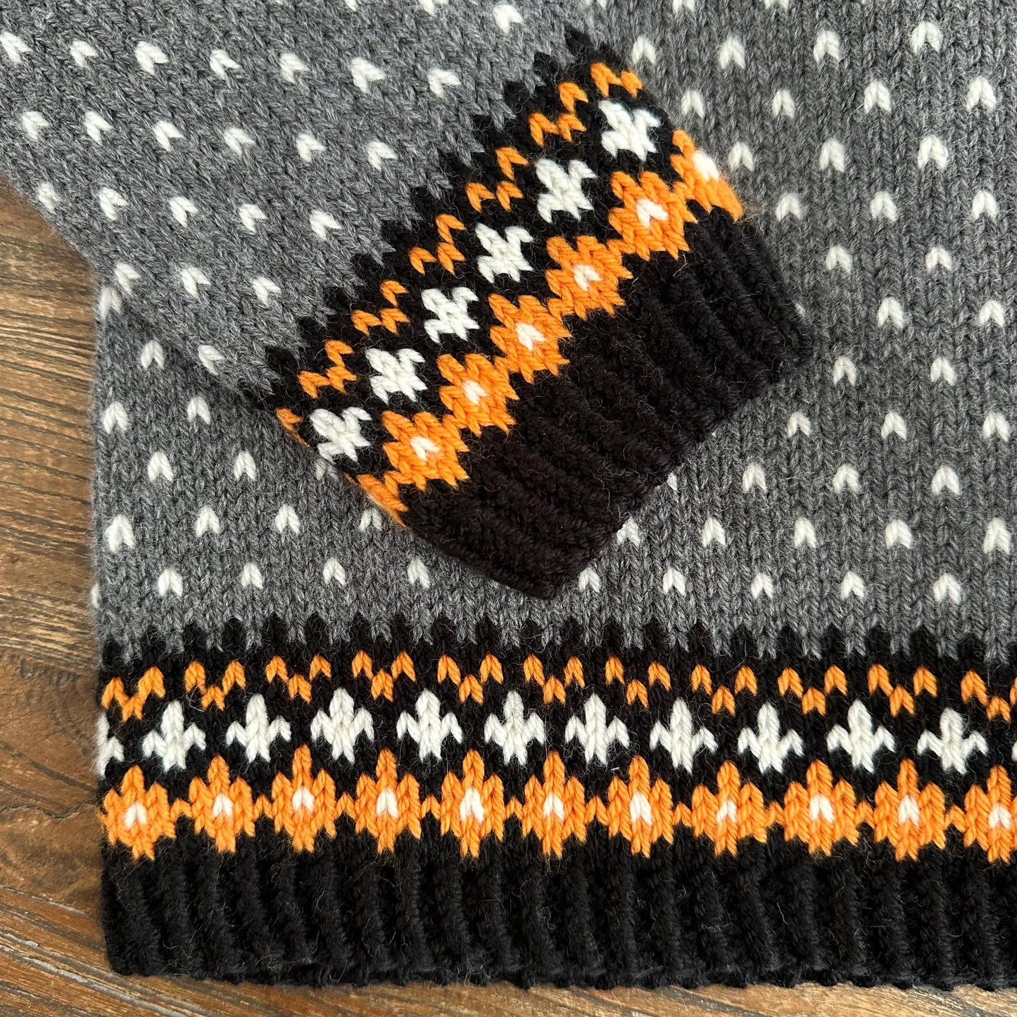 Lunar Spirit Halloween Pullover Knitting Pattern