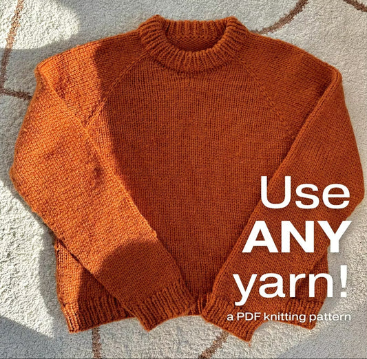 Custom Fit Everyday Pullover Knitting Pattern