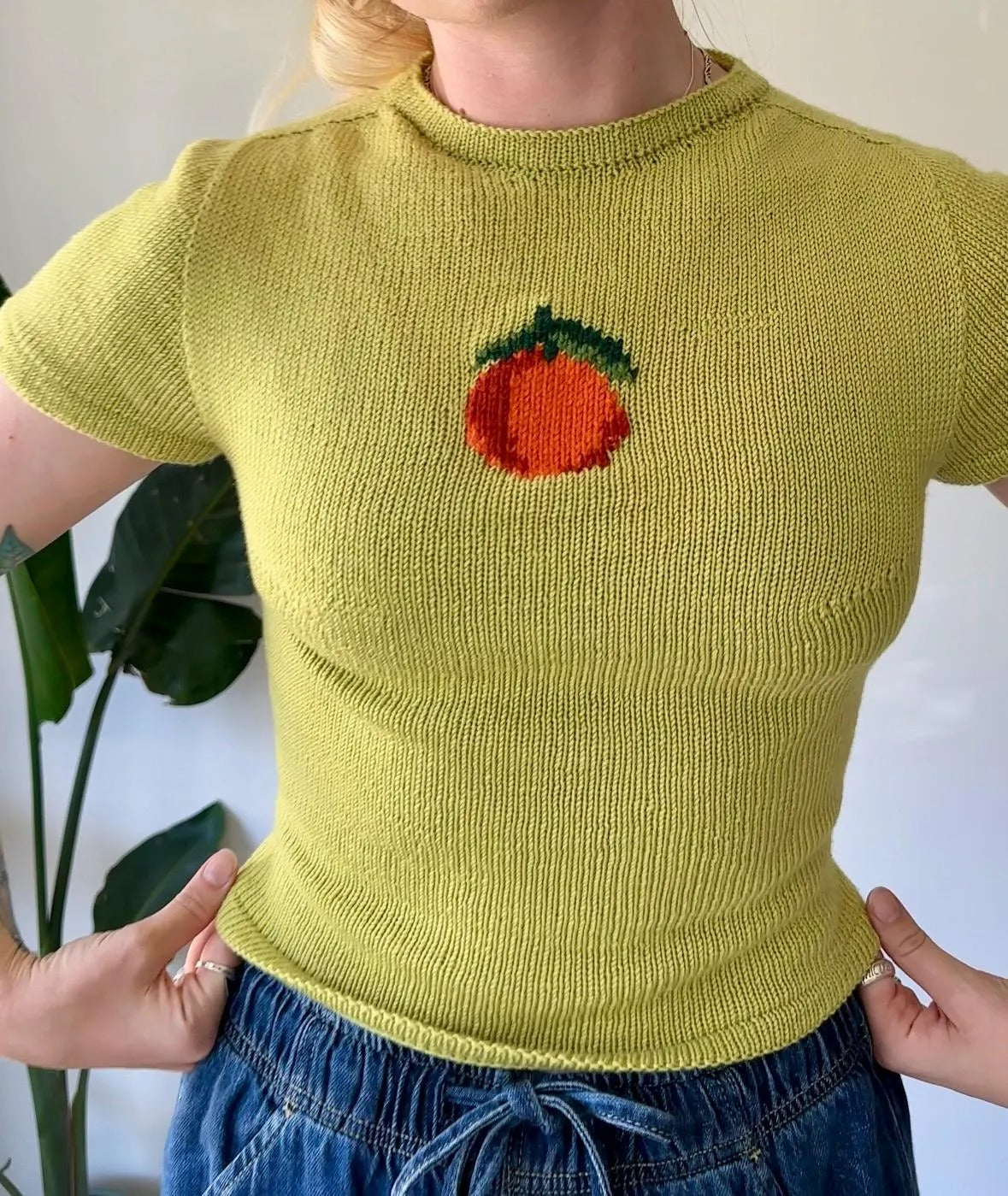 Cherry Tee  Knitting Pattern