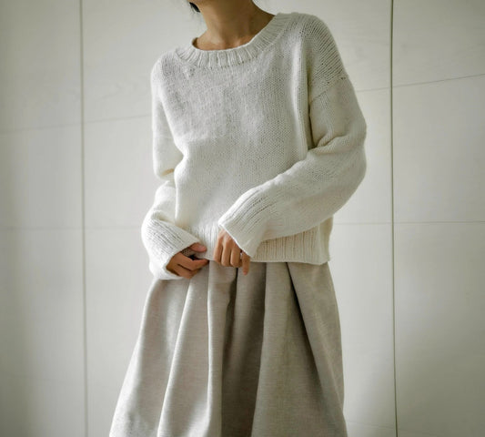 Cozy Relaxed Fit Everyday Pullover Knitting Pattern