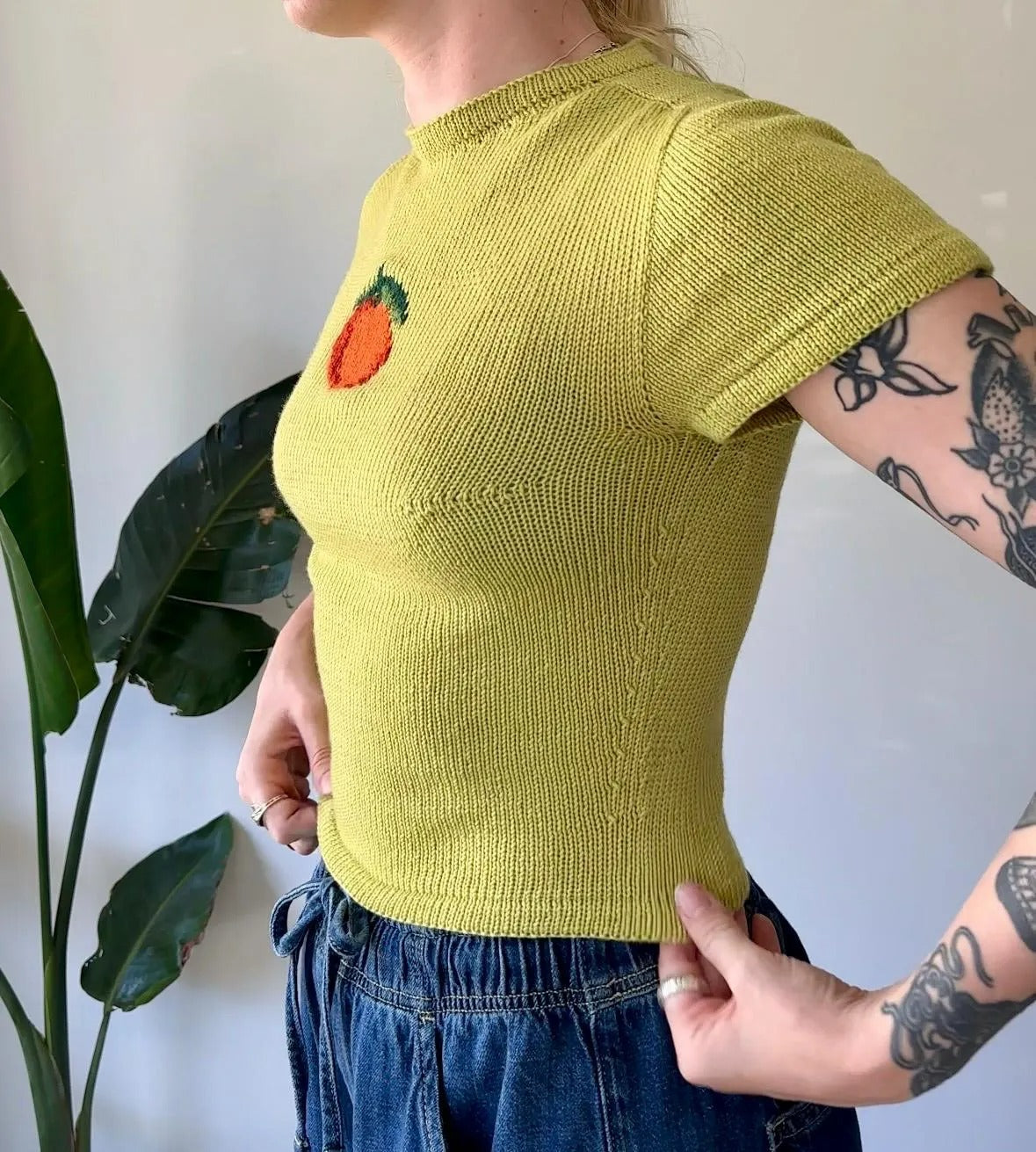 Cherry Tee  Knitting Pattern