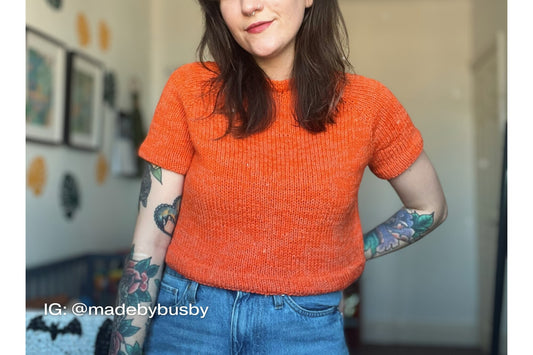 Bespoke Lightweight Knit Blouse Knitting Pattern