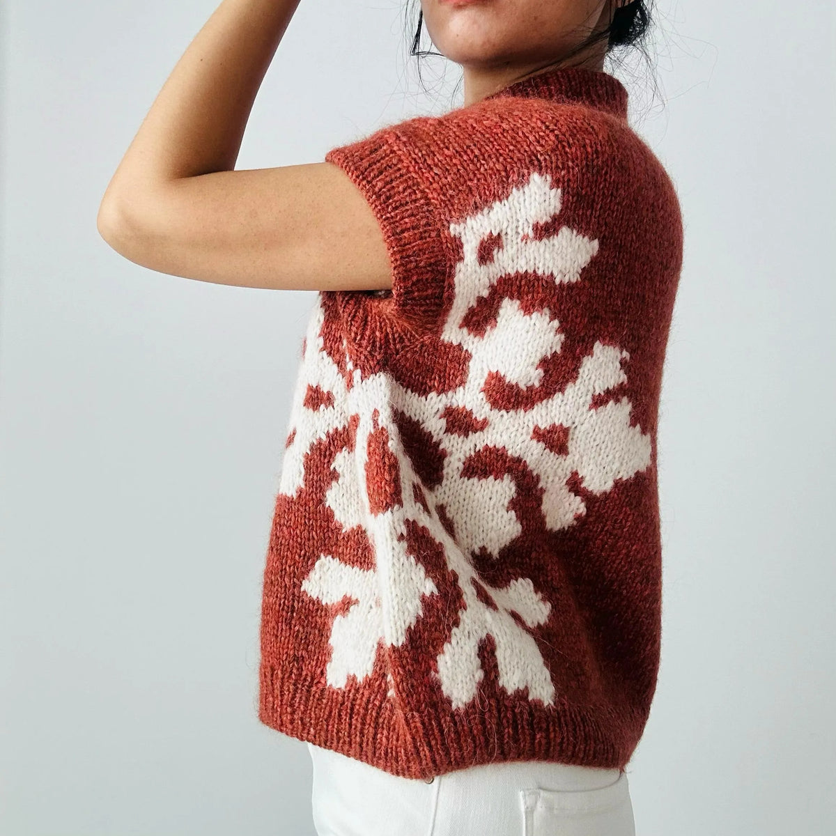 Festive Beginner Sweater Vest Knitting Pattern