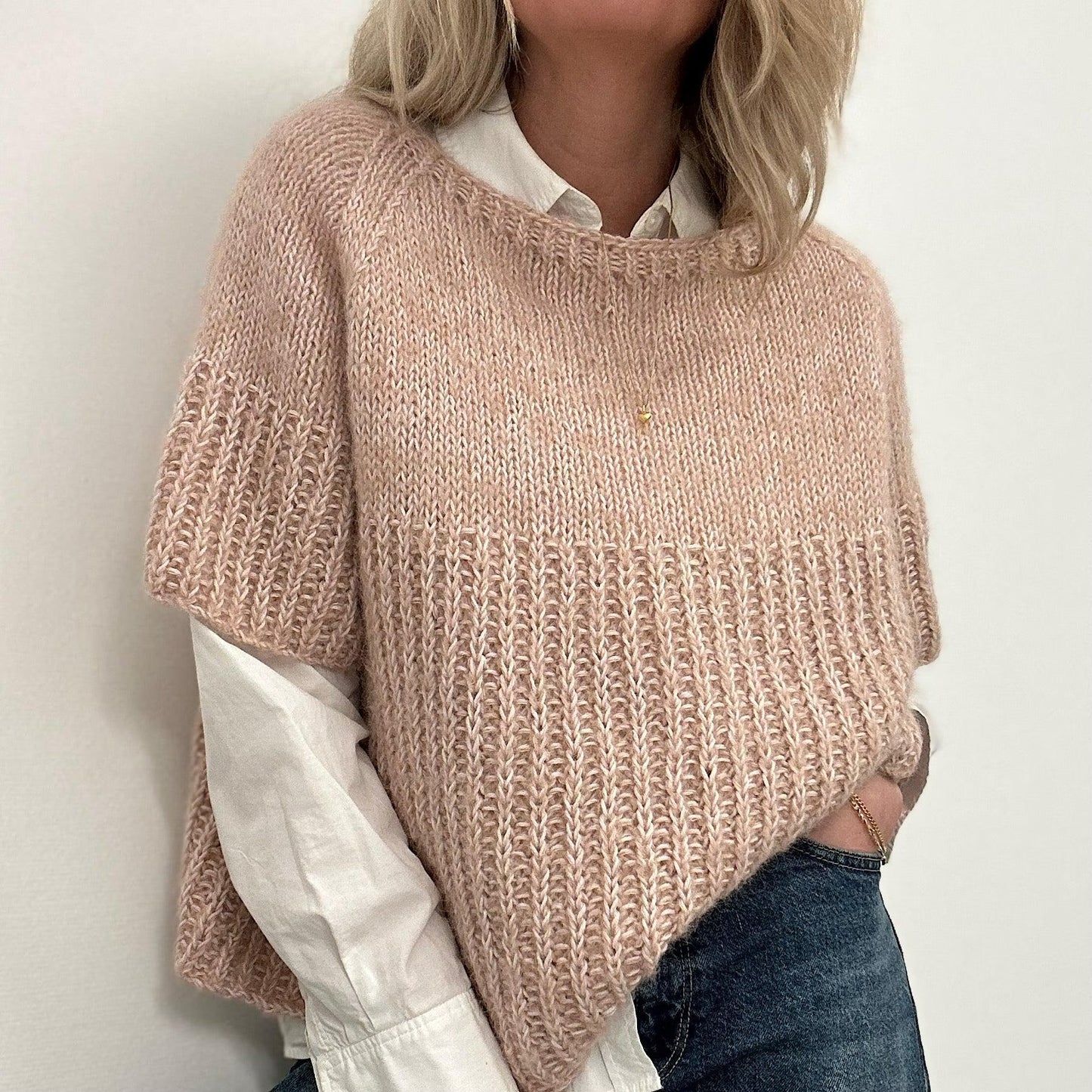 Elegant Ribbed Top Knitting Pattern
