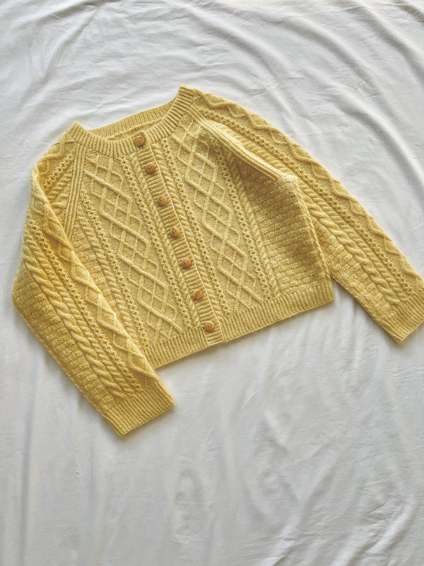 Moxie Classy Elegant Buttoned Cardigan Knitting Pattern