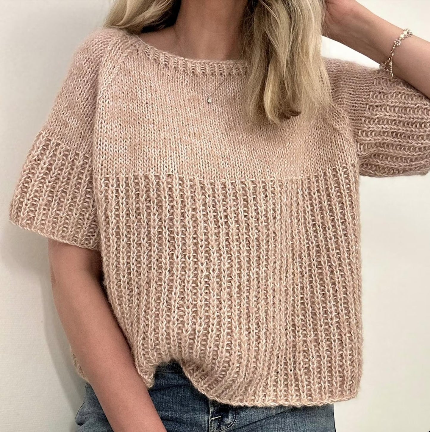 Elegant Ribbed Top Knitting Pattern