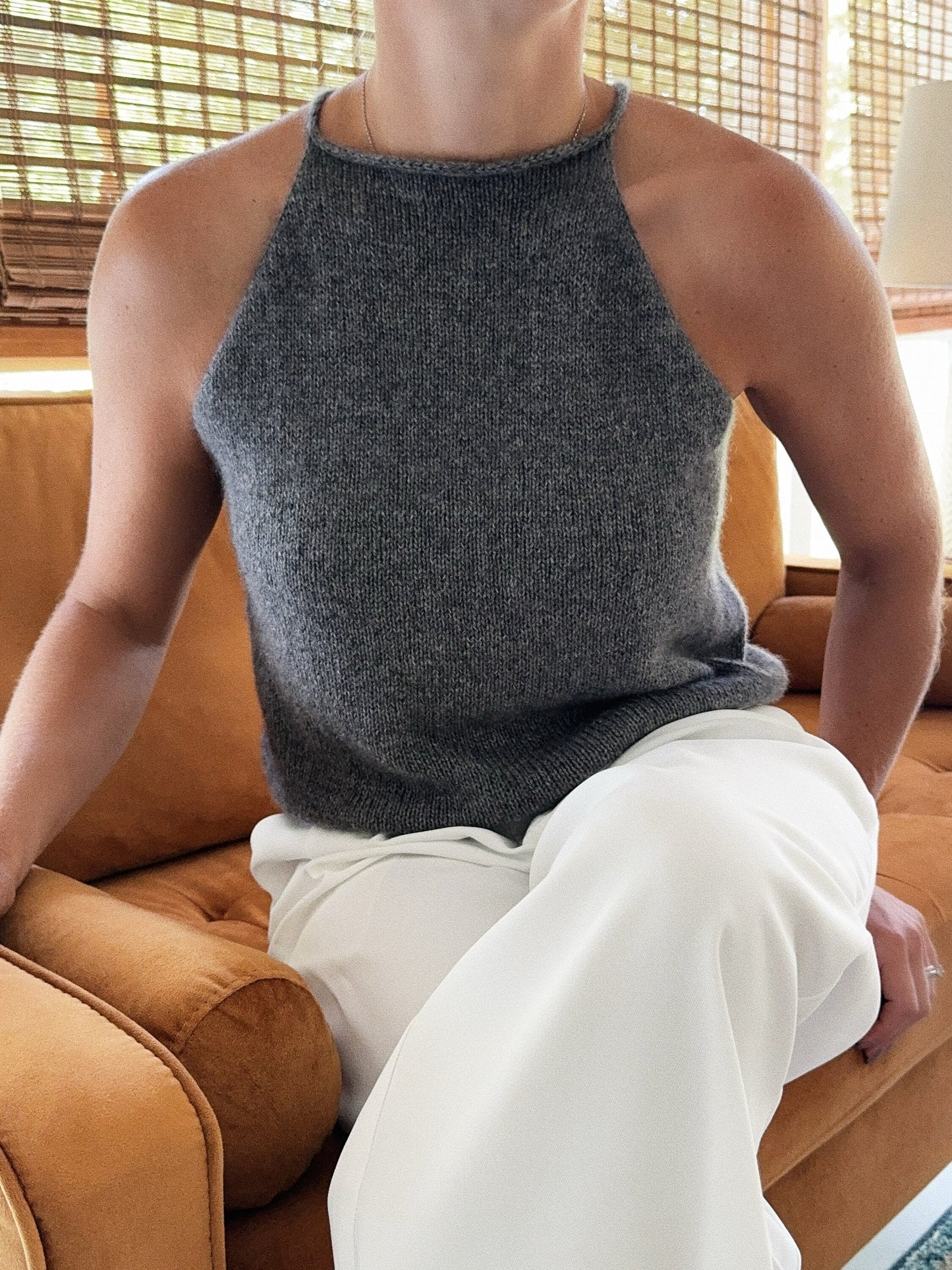 Comfy Casual Halter Top Knitting Pattern