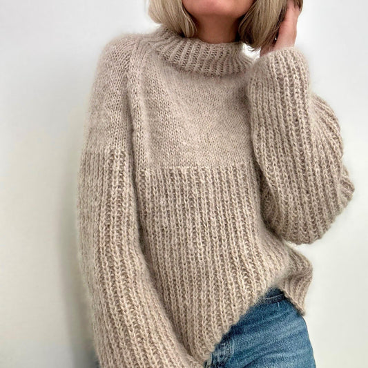 Multi Pattern  Pullover Knitting Pattern
