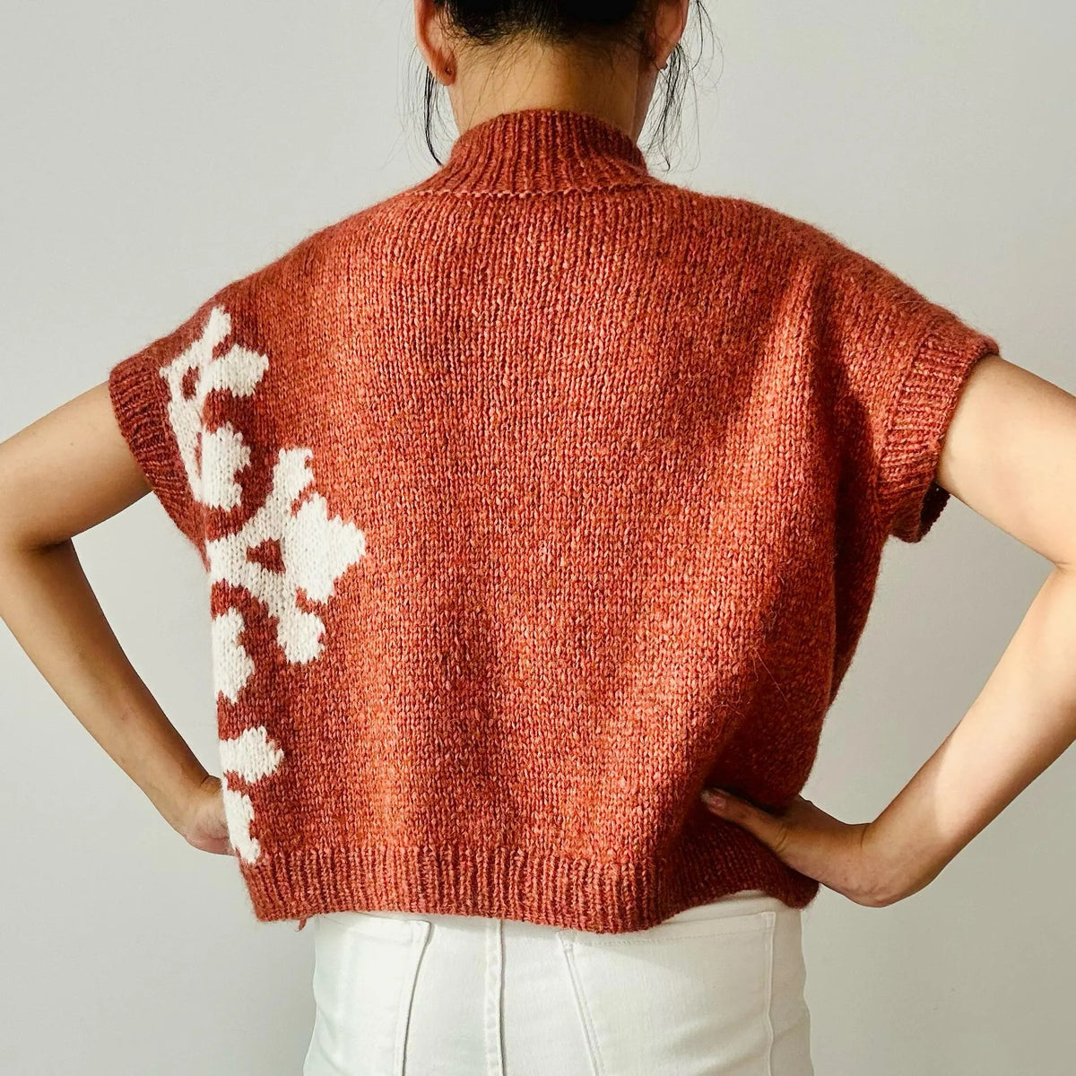 Festive Beginner Sweater Vest Knitting Pattern