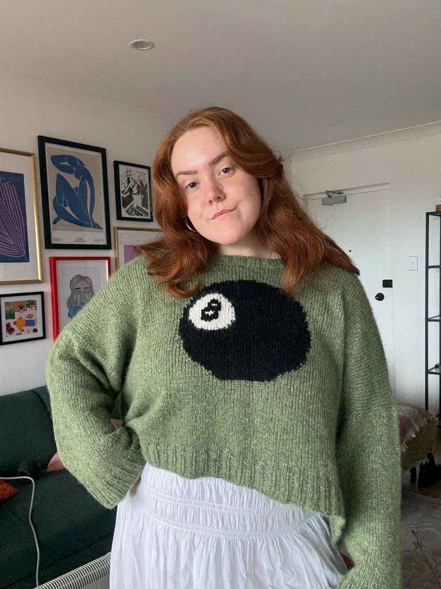 8 Ball Sweater Knitting Pattern