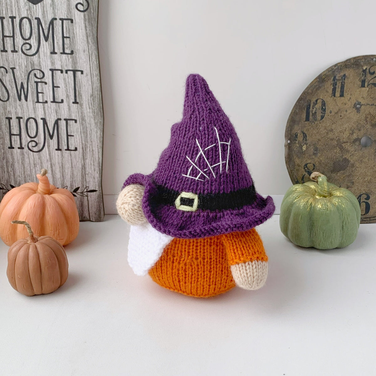 Whimsical Harvest Gnome Knitting Pattern