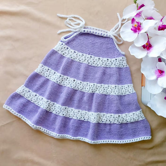 Sunny Meadow Twirl Dress Knitting Pattern