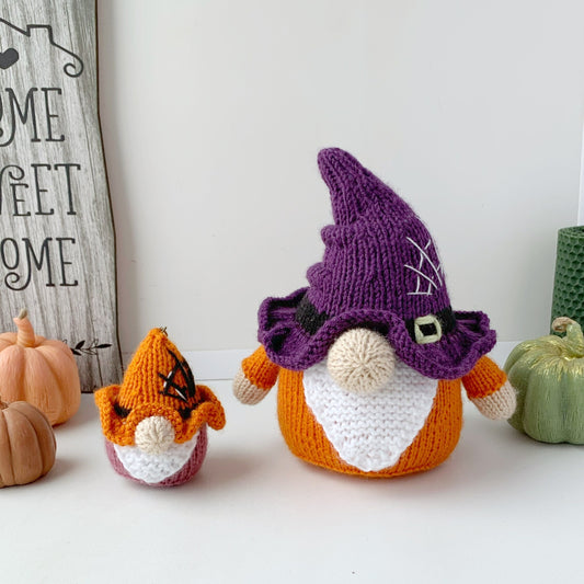 Whimsical Harvest Gnome Knitting Pattern