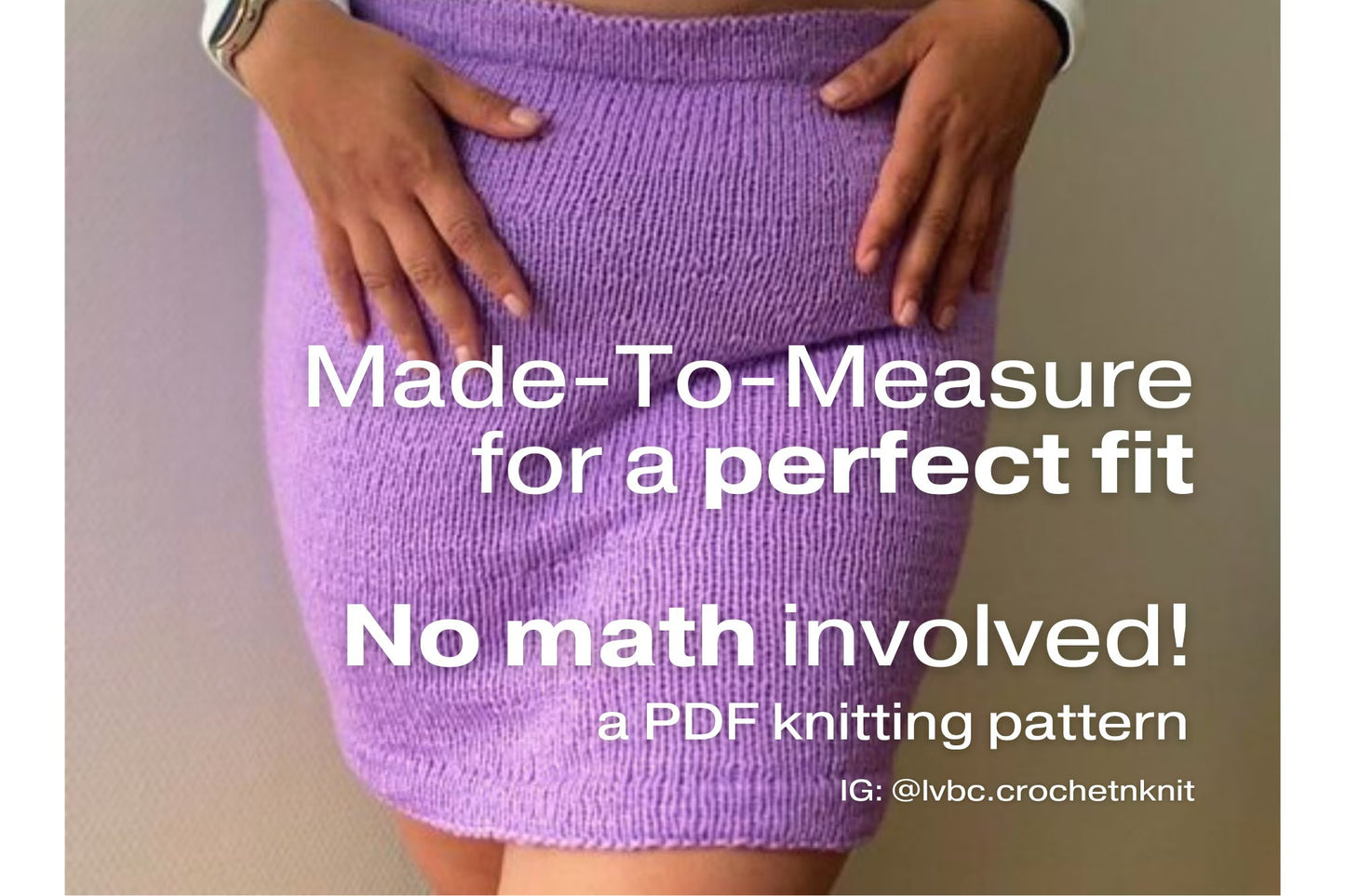 Tailored Everyday Midi Skirt Knitting Pattern