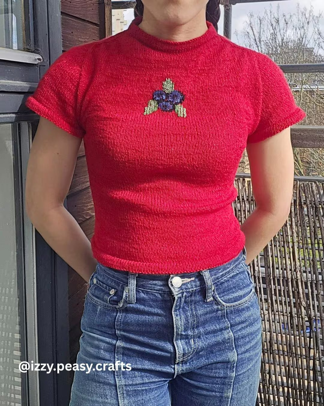 Cherry Tee  Knitting Pattern