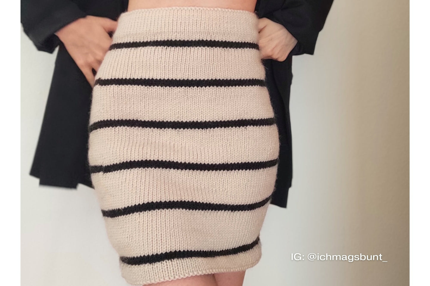Tailored Everyday Midi Skirt Knitting Pattern