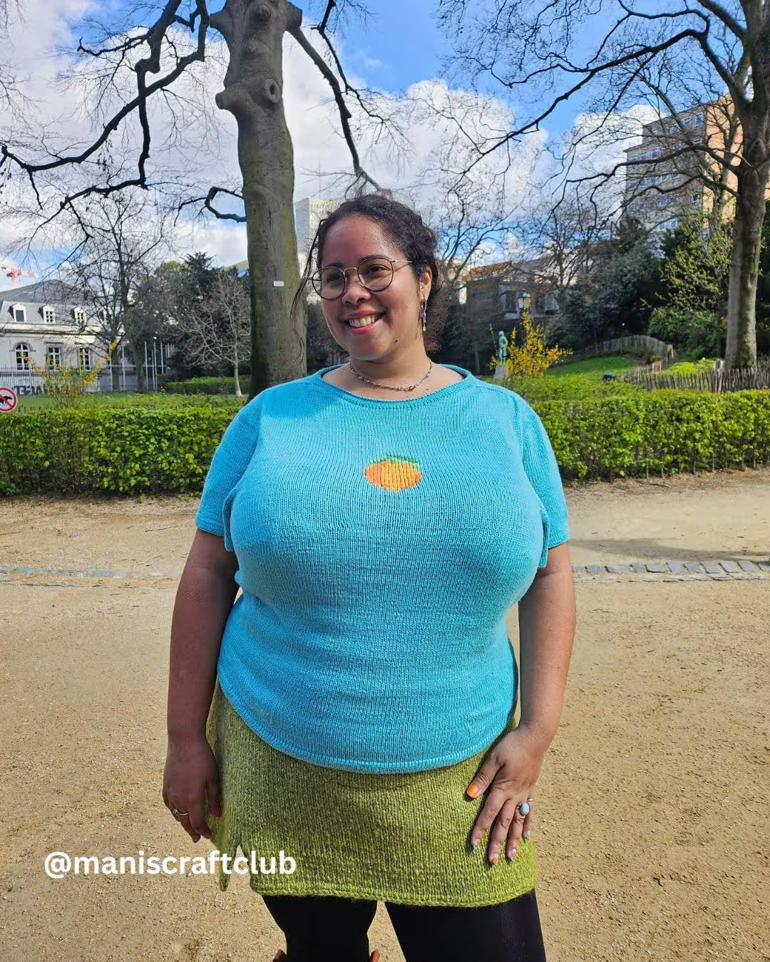 Cherry Tee  Knitting Pattern